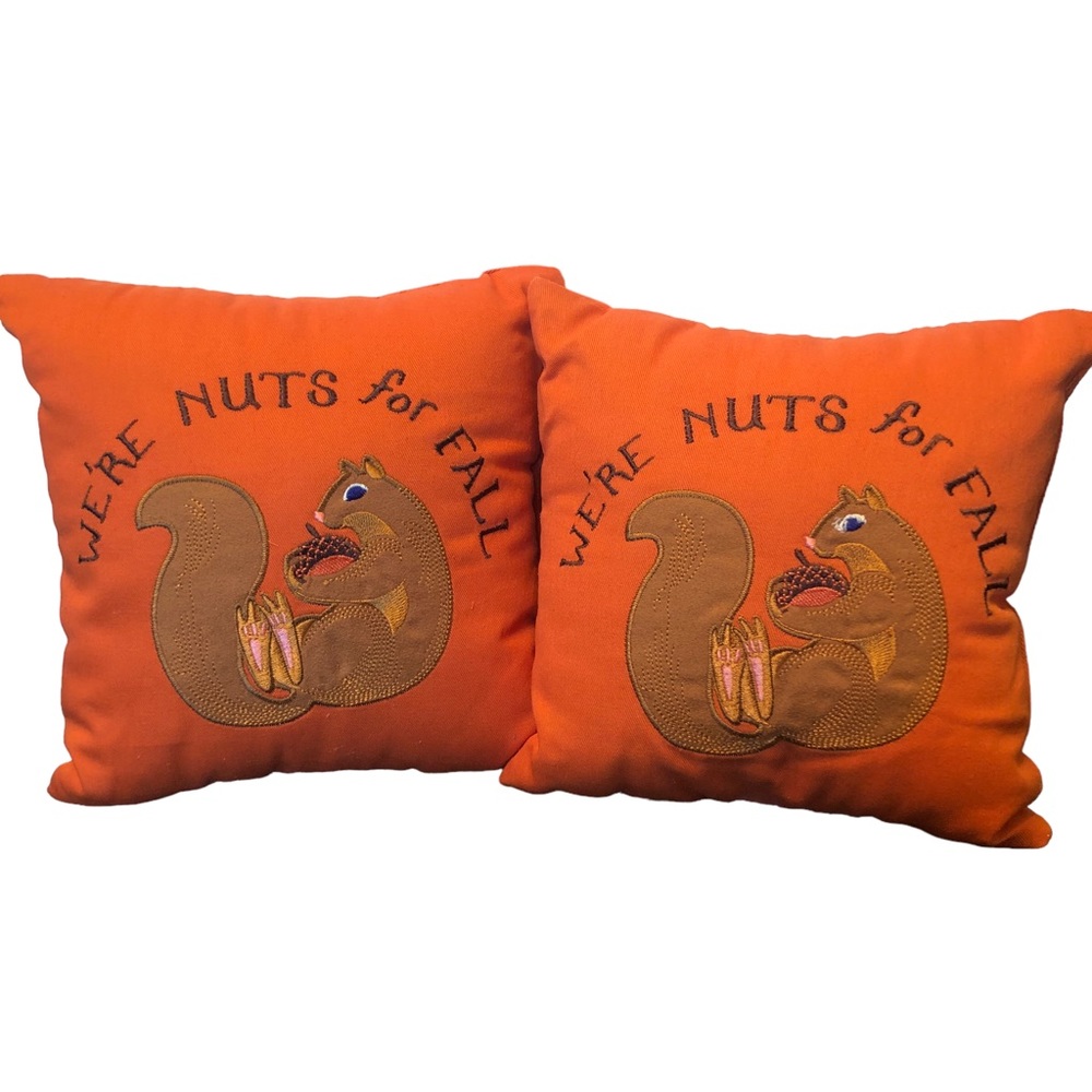 We’re Nuts For Fall Squirrel Decor Pillows - Picture 9 of 11